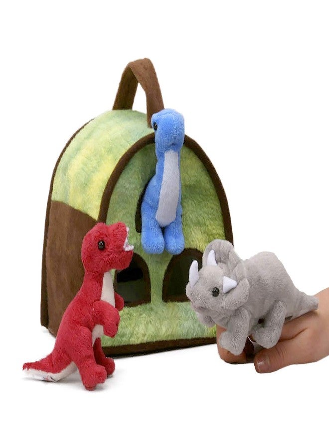 Unipak Dino Finger Puppet Play House - Image 1